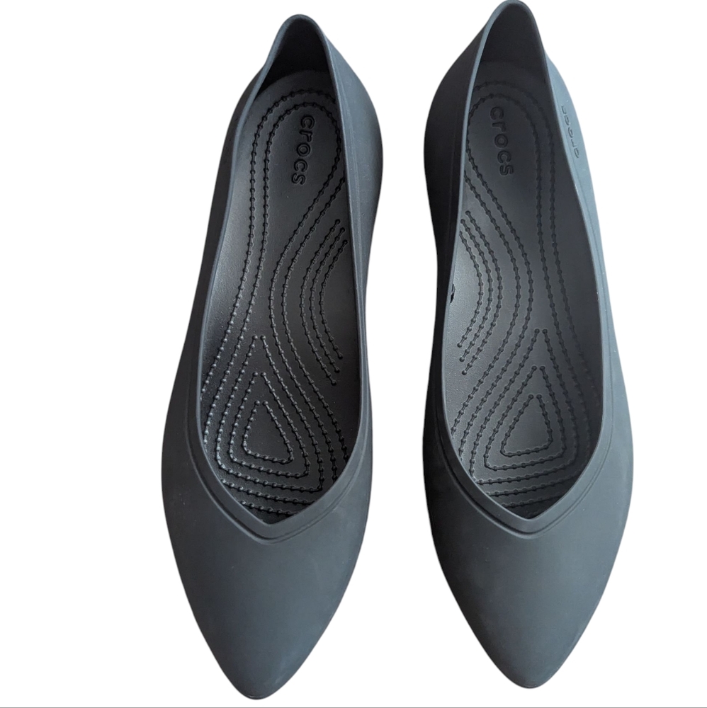 Crocs Brooklyn Pointed Flats 'Black'